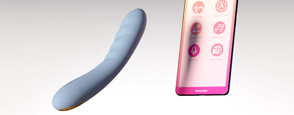 Brugervenlig app til vibrator – fjernbetjening via smartphone for skræddersyet nydelse og flere stimulerende modevalg.