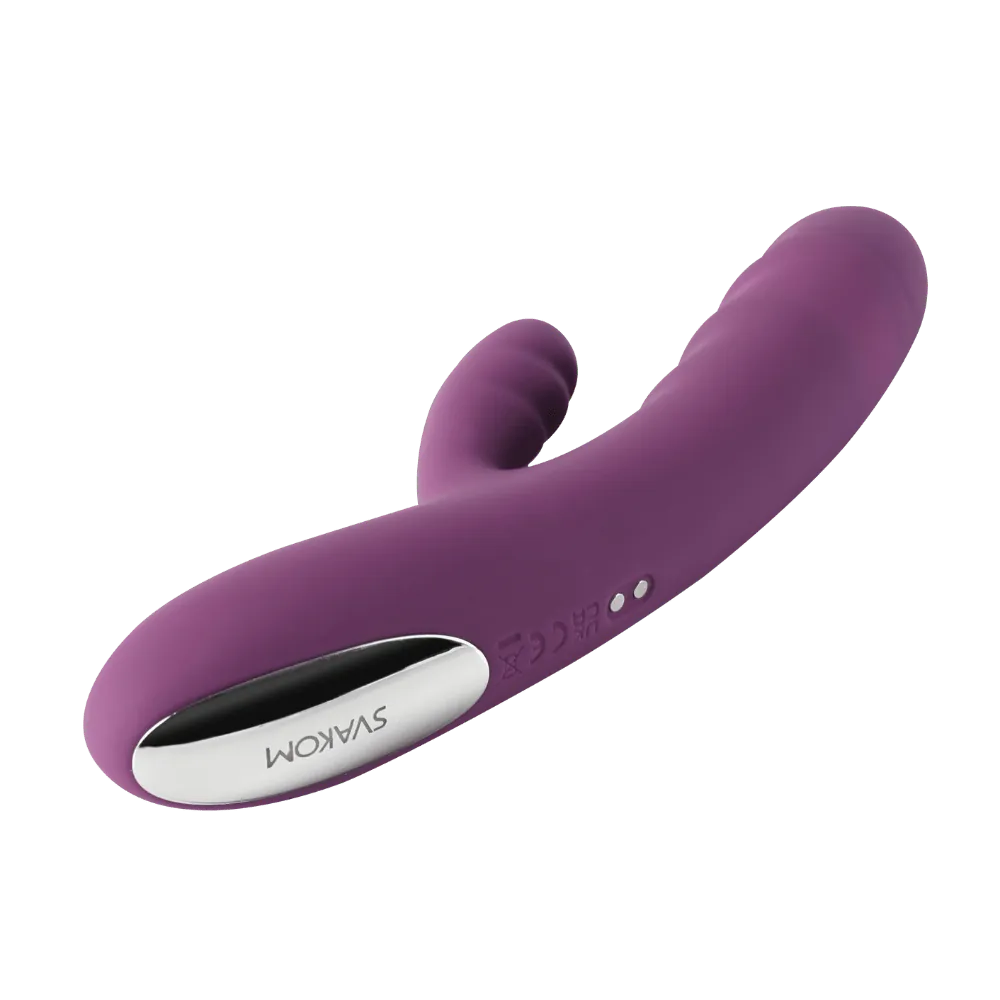 Lilla intimprodukt fra Svakom med ergonomisk kurvet design og fleksibel stimulator. Fremstillet i blød silikone med blank detalje. Skabt til målrettet, intens og sanselig stimulering.